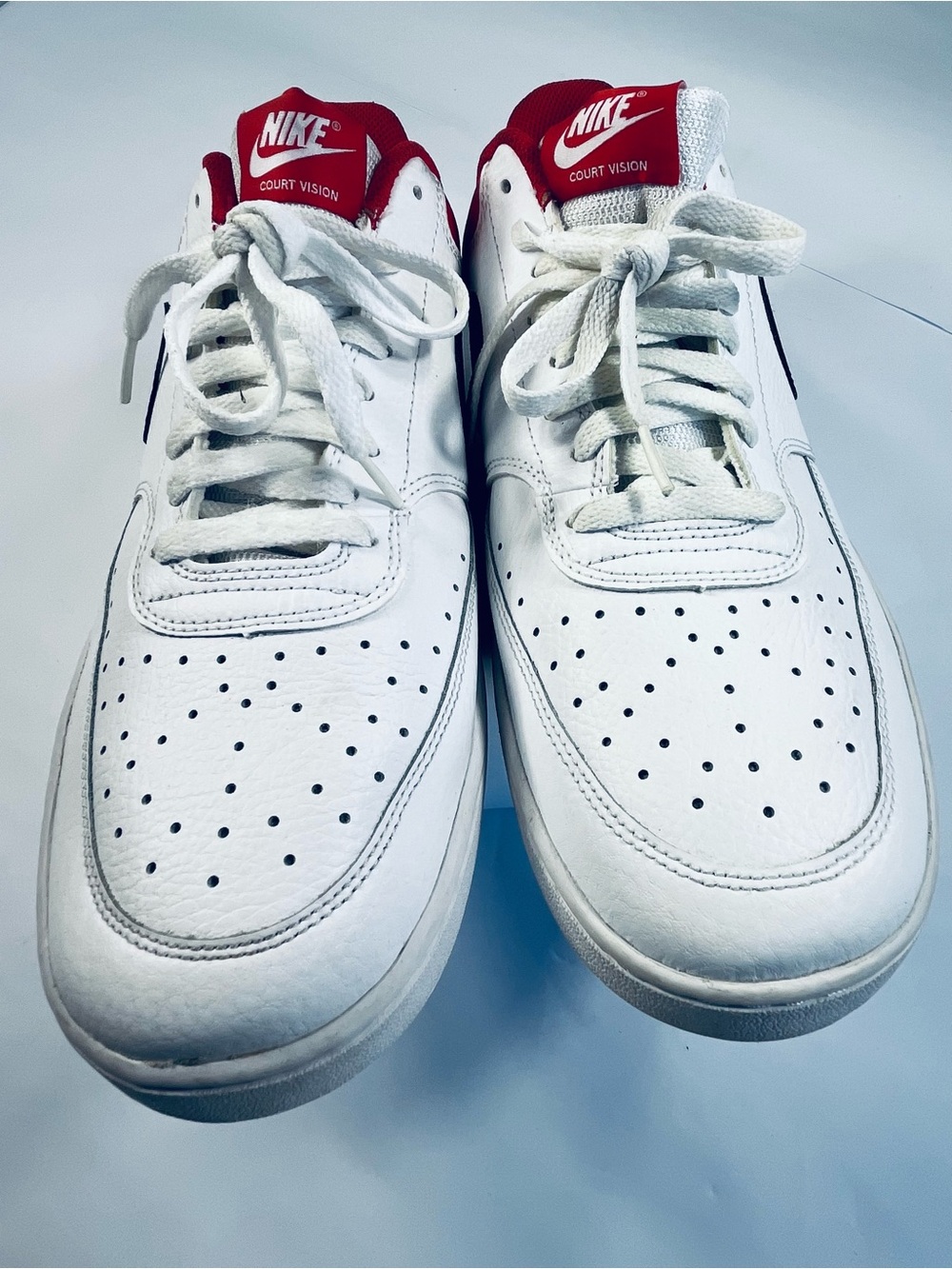 Nike Court Vision Low White University Red # DH0851-100 Men’s Size :12 Sneakers - Picture 3 of 15